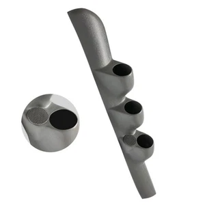 GlowShift Gray Triple Gauge 52mm Pillar Pod w Speaker Hole for 98-02 Dodge Ram - Foto 1 di 3