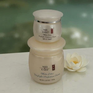 (2) Wei East White Lotus Daylight Perfection Cream - 3,35 oz y 0,50 oz (mini) - Imagen 1 de 11