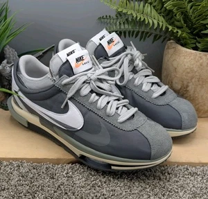 New Size 12 - Nike sacai x Zoom Cortez SP Iron 4.0 Grey Mens Running Shoes - Picture 1 of 8