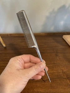 Peine de pelo vintage de metal de aluminio Cornell EE. UU. - Imagen 1 de 4
