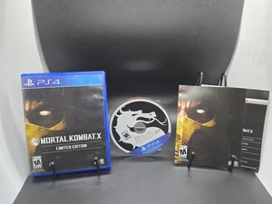 Mortal Kombat X Limited Edition (Sony PlayStation 4, PS4)tested/works W/Inserts - Picture 1 of 9
