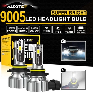 Kit de faros LED AUXITO 9005 HB3 bombilla haz alto bajo blanco súper brillante 6000K E2 - Imagen 1 de 11