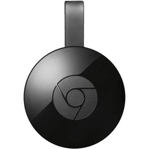 Google Chromecast 2 digitaler Multimedia Receiver Streaming TV WLAN HDMI schwarz - Bild 1 von 4