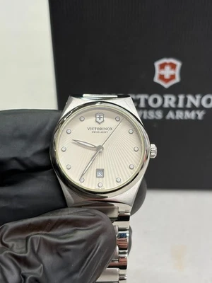 Victorinox Swiss Army Victoria Silver Dial Stainless Steel Ladies Watch 241513 - Image 1 of 4