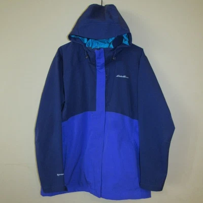 Chaqueta impermeable con capucha púrpura Eddie Bauer WeatherEdge para mujer 2XL Foto 1 de 4