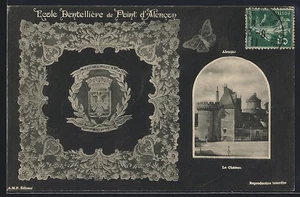 CPA Alencon, Ecole Dentellière de Point d´Alencon, Le Chateau 1911 - Picture 1 of 2