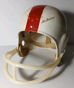 Casco da calcio vintage anni 60 Spalding Lee Grosscup football helmet taglia 7 UTAH UTES - Foto 1 di 24