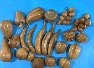 22 Pieces Wood Fruit Modern Glam - Picture 1 of 11