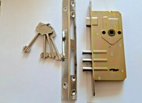 METAL PLC /Deadbolt/ Door Lock/For Main  Locking/With 4 Keys