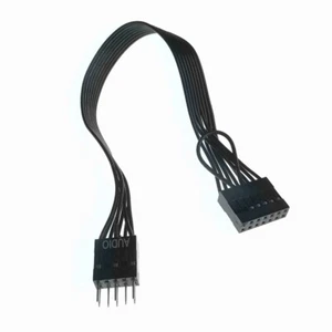 Cable de audio HD de 13 pines hembra a 9 pines macho para placa base Lenovo host panel frontal - Imagen 1 de 3