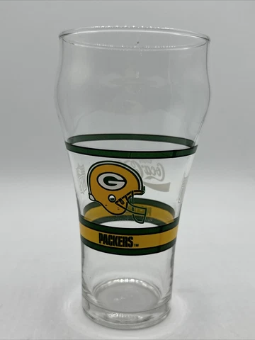 Coca-Cola Green Bay Packers NFL Glass Vintage Cover