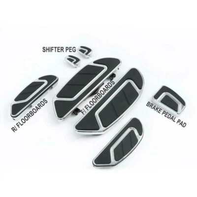 Clavijas de cambio de pedal de freno de piso aptas para Harley Touring Road King 86-Up Foto 1 de 4