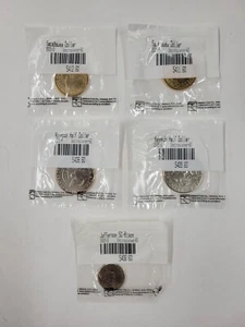 Vintage Lot Of Five 2005 Uncirculated Coins By Littleton Coin Co. Still Sealed - Picture 1 of 11