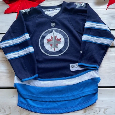 Winnipeg Jets Youth Child Jersey Medium 4-7 Reebok Kane 9🌿1389 Cover