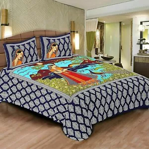 Super King Size Bed Mandala Hippie Gypsy Indian Duvet Cover Cotton Bedding Set - Picture 1 of 3