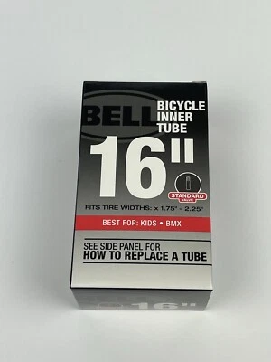 BELL 16" UNIVERSAL BICYCLE BIKE INNER TUBE Standard Schrader Valve x1.75-2.25" - Image 1 of 4