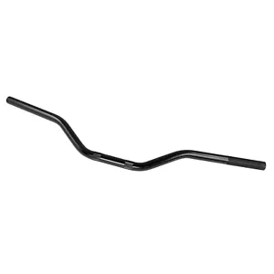 Manubrio Alluminio Moto ATV Scooter Piega Media 22 mm universale Nero - Picture 1 of 2