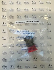 ITT Cannon MS3101R14S-2S Circular MIL Spec Connector (A36) - Picture 1 of 3