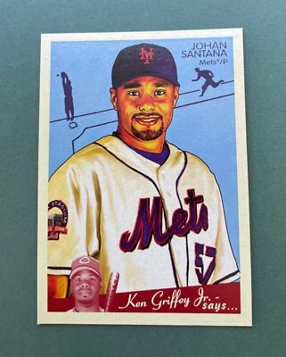 2008 Upper Deck Goudey Baseball Johan Santana #112 New York Mets - Image 1 of 2