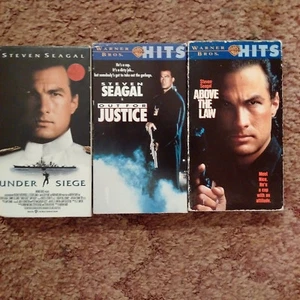 Steven Seagal  VHS Lot (3) FREE SHIPPING! - Picture 1 of 1