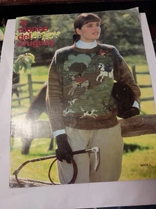 Manos del Uruguay/Knitting Pattern Book/Sweaters 80s J1 - Picture 1 of 1