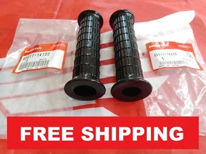 NOS GENUINE HONDA CY50 CY80 CB50 XL50 HANDLE GRIPS HANDLEBAR L/R FREE SHIPPING - Foto 1 di 8