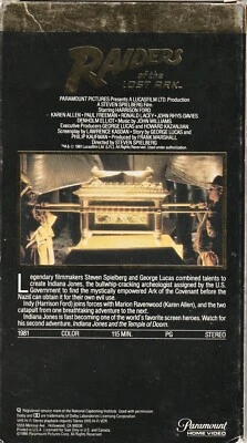 Raiders Of The Lost Ark Special Collector's Series VHS 1986 Preowned - Image 1 of 3