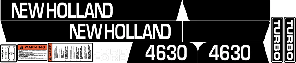 Juego de calcomanías para tractor 4630 New Holland Foto 1 de 1