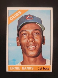 1966 Topps Baseball Card #110 Ernie Banks (EX) Bargin Bin - Picture 1 of 2