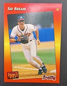 1992 Donruss Triple Play - #258 Sid Bream - Picture 1 of 2