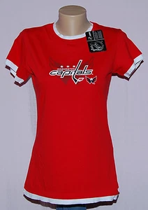 Washington Capitals Womens Primary Logo T-Shirt Red LRG - NHL - Picture 1 of 2