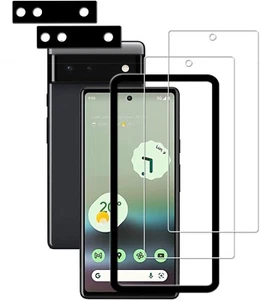 2+2 For Google Pixel 6a Screen Protector Tempered Glass Transparency HD Clear - Picture 1 of 7