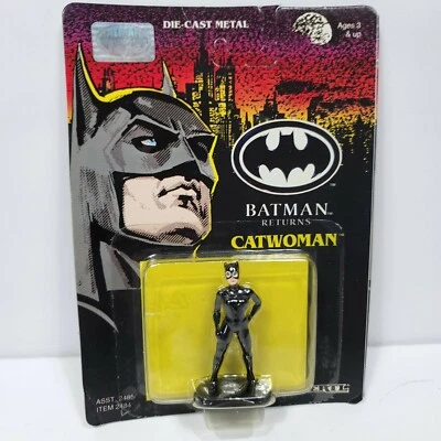 Figura de metal fundido a presión Batman Returns Catwoman 1991 ERTL NUEVO Foto 1 de 4
