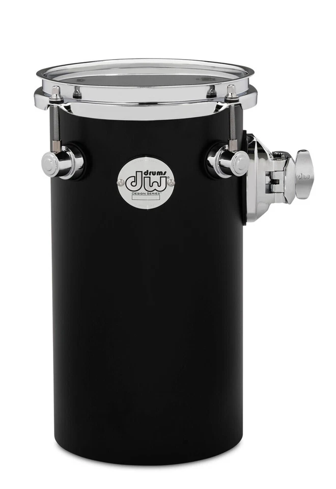 DW Design Series Rata Tom 12x6 negro satinado con TB12 Foto 1 de 1