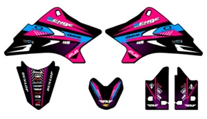 Kit de gráficos Senge 2006-2022 TTR 50 SURGE rosa compatible con Yamaha - Imagen 1 de 10