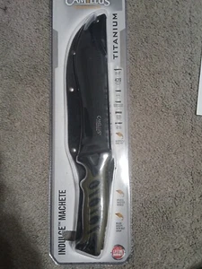 Camillus Titanium 420 Stainless Steel 7" bladeFull Tang Indulge Machete NEW - Picture 1 of 2