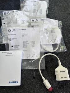 Cable adaptador doble IBP Philips Medical 4 monitor 989803199741 NUEVO - Imagen 1 de 6