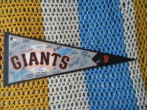 San Francisco Giants Signed Pennant Omar Vizquel - Picture 1 of 9