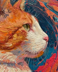 Diverse 8x10 Meow Masterpieces Cat Kunstdrucke Feline Fine Art 21700801 - Bild 1 von 1