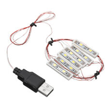 6 in 1 Universal Diy LED Light brick Kit For Lego MOC Toy USB Port