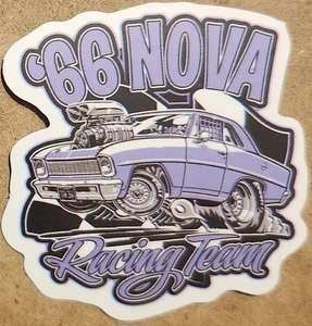 Adesivo decalcomania auto Nova Racing Team '66 - Foto 1 di 1