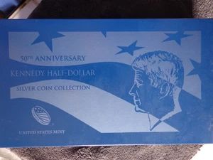 2014 Kennedy Half Dollar Silver 4 Coin Set 50th Anniversary US Mint OGP/ COA - Picture 1 of 14