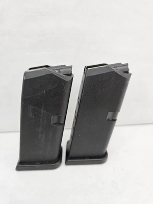 Лот из 2 б/у оригинальных магазинов магазинов магазинов магазинов Glock 26 G26 9 мм на 10 патронов - Изображение 1 из 4