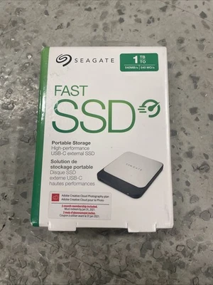 SEAGATE FAST SSD 1TB External Storage Solid State Drive SRD0FV0 STCM1000400 - Image 1 of 4