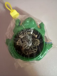 Nuevo Juego De Colección De 4 Posavasos Florida Frog Con Soporte Verde Azul Amarillo Naranja - Imagen 1 de 4