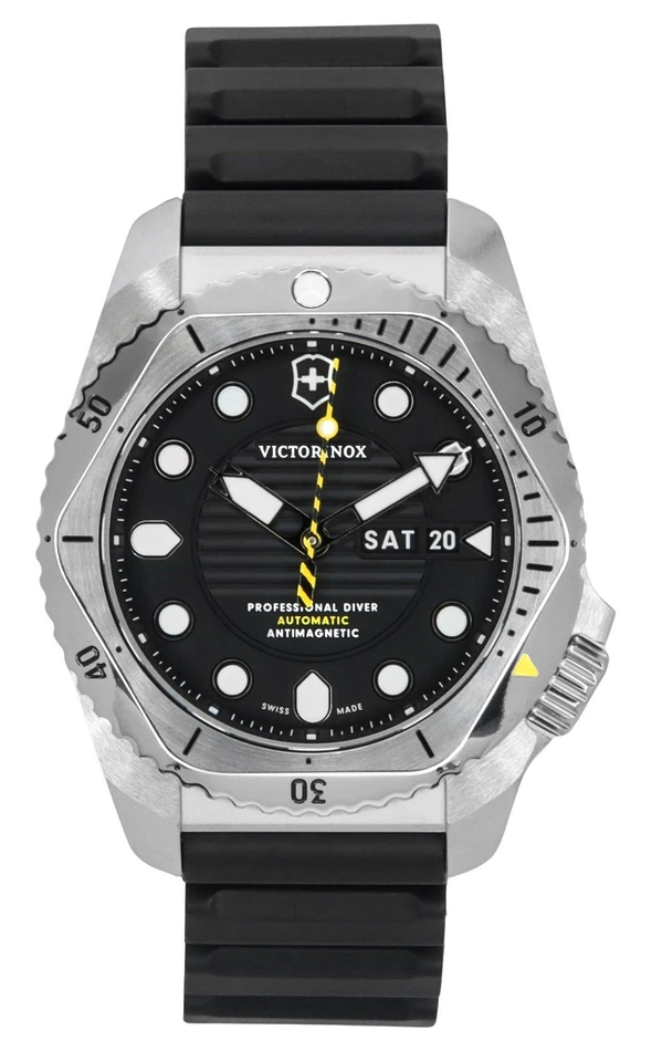 VICTORINOX Dive Pro 241994 Black Auto 300M Antimagnetic Men's Watch ​