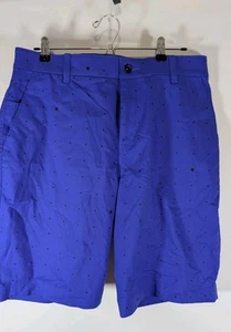 Nike Performance Dri-Fit Golf Shorts Blueberry Pie Polka Dots Men's 34 - Picture 1 of 14