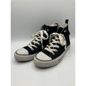 Canvas High Top Sneakers schwarz Freizeitschuhe Kicks by Rue 21 Medium 7-8 - Bild 1 von 6
