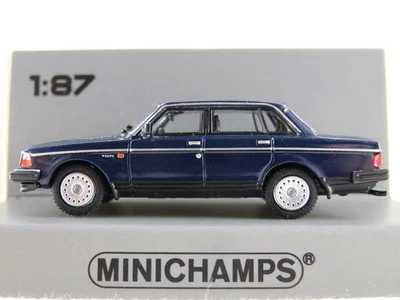 Minichamps 870 171404 Volvo 240 GL Limousine (1986) in d`blau 1:87/H0 NEU/OVP - Bild 1 von 4