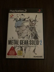 (P) SONY PLAYSTATION 2 PS2 METAL GEAR SOLID 2 SON OF LIBERTY JAPANISCHE VERSION - Bild 1 von 4